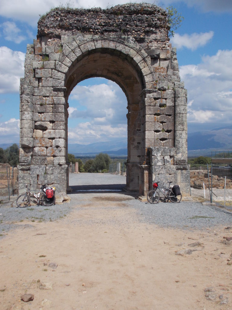 Cycling across Spain Via de la Plata and Camino de Santiago
