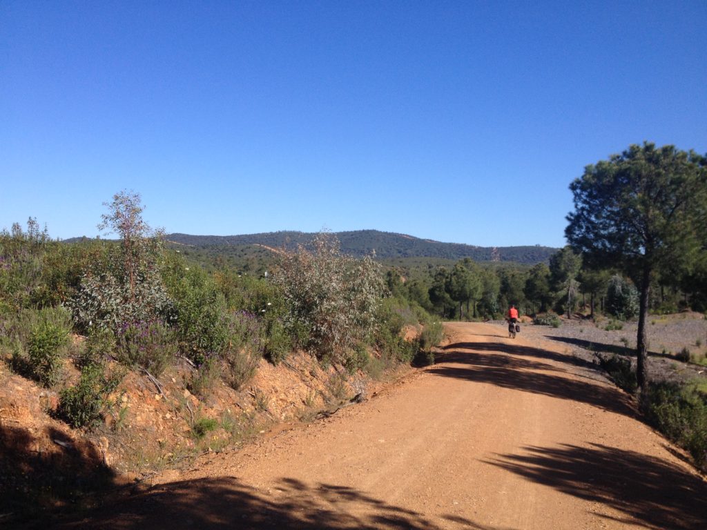 Cycling across Spain Via de la Plata and Camino de Santiago