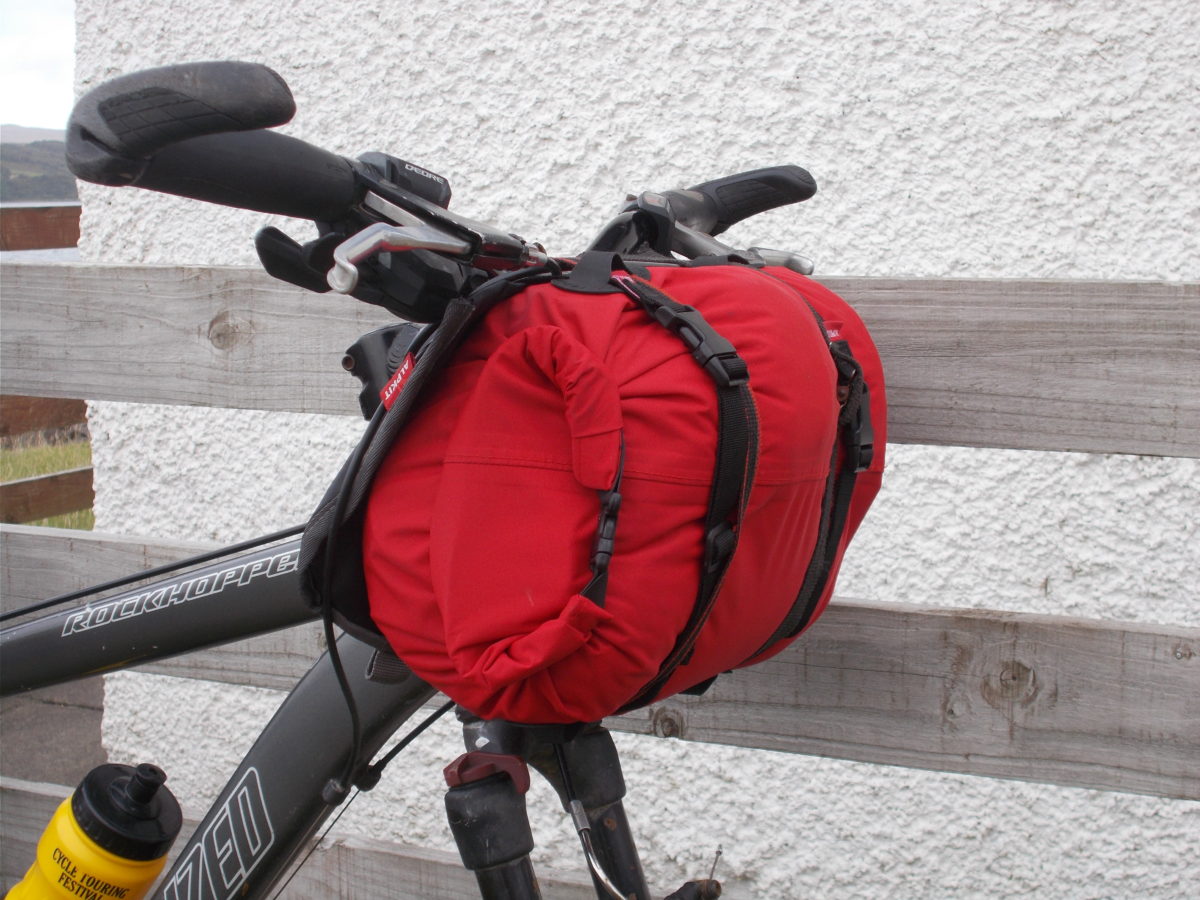 Alpkit Airlok Dual handlebar bag a quick review Ride the Bike